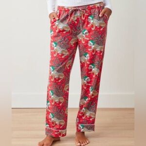 New w/o Tags Holly Jolly Bagheera - Lightweight Flannel PJ Pants - Ruby - 3X
